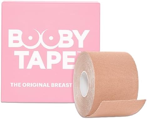 Booby Tape Self-Adhesive Breast Lift Tape Latex Free Nude 5M