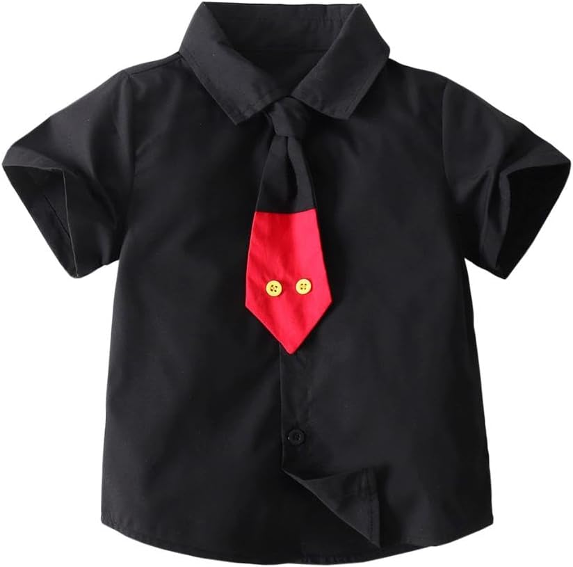 Dressy Daisy Baby Toddler Boys Mouse Halloween Costume Fancy Party Dress Up Suit Set with Mouse Ears and Gloves - Image 3