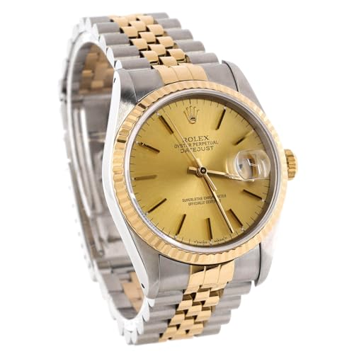 Pre-Loved Oyster Perpetual Datejust Automatic Watch Stainless Steel and Yellow Gold 362