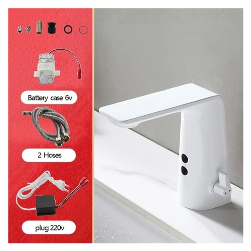Grifos de baño de cobre con sensor táctil inteligente para lavabo 7
