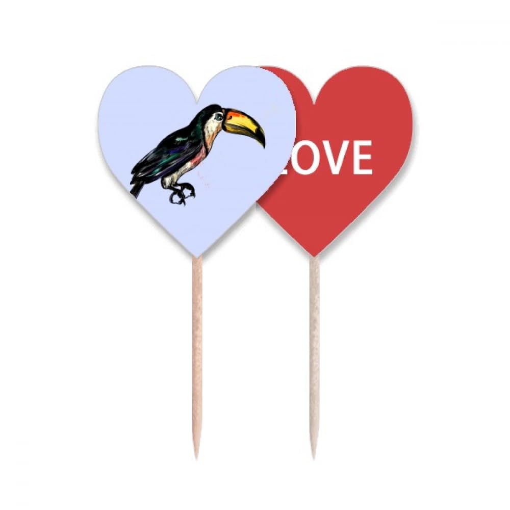 Cupcake pick oiseau tropical idéal pour vos soirées de mariage et cocktails