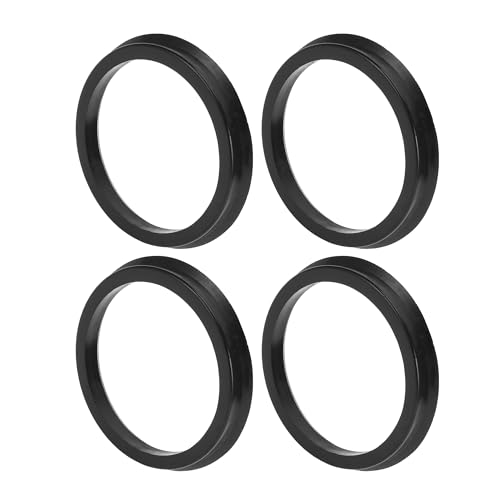 Hihaha Car Wheel Hub Centric Rings Durable Wheels Center Shaft Shock Absorbing Hubrings Black 4 Pcs OD 84.1mm to ID 71.6mm Polycarbonate Durable Material