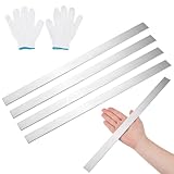 OLYCRAFT 5 Stück 304 Edelstahl Flachstangen 2.5mm Dick 24.5mm Breit 407mm Lang Rechteckig Gebürstete Oberfläche Geeignet Für Küche Heimwerkerarbeiten Basteln Reparaturen Und Elektroinstallationen