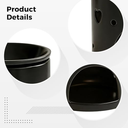 Difusor aromático eléctrico de cerámica negro mate 4.1 in miniatura 4