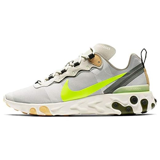 Nike React Element 55 Skor för män, Flerfärgad gran Aura Volt Gran Dimma knappt Volt 000-39 EU