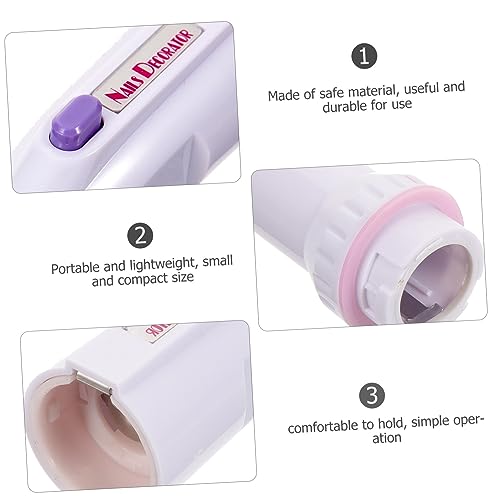 Set 1 máquina eléctrica para manicura y pedicura portátil miniatura 6