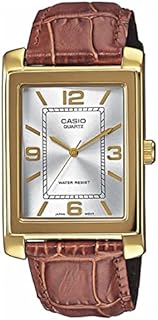 Casio Damen Analog Quarz mit Leder Armbanduhr LTP1234PGL7A