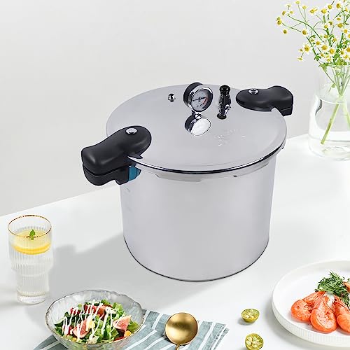 Olla a presión de aluminio 22L capacidad grande miniatura 7