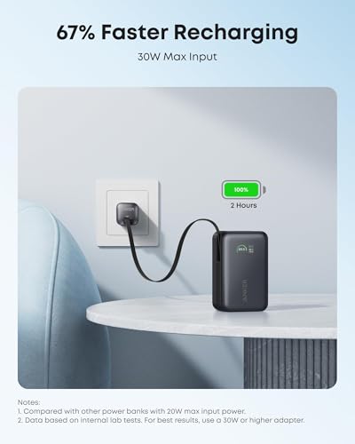 Anker Nano Power Bank, 45W 10,000mAh Portable Charger, iPhone Battery Pack photo 8