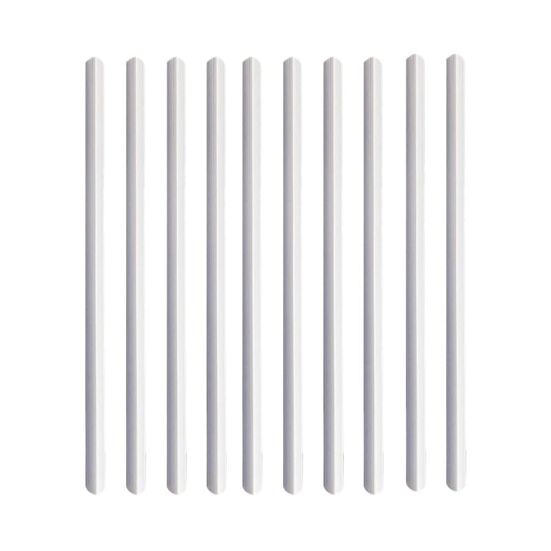 10PCS A4 Slide Binders 30.5 * 1.5CM Plastic Slide Binders White Binding Bars Slide Grip for File Report Project Presentation Office Document Supplies