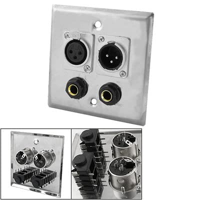 Aluminium geborsteld | Wandcontactdoos