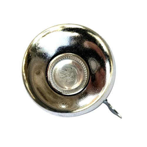 LIOOBO Bicicleta clásica Accesorio Bicicleta Retro Campana Alarma Metal Manillar Mini Vintage Ciclismo Cuerno (Color Brillante 52mm)
