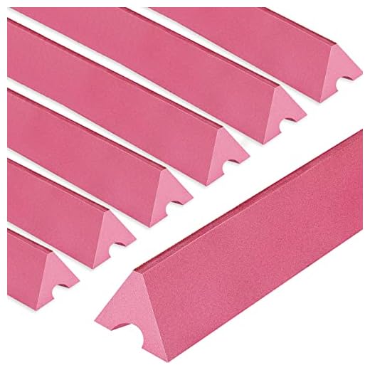 Amylove Set of 6 K66 Rubber Bumpers Pool Table Bumpers Replacement Pool Table Rail Cushions Billiard Rail Rubber Cushions 8 Foot for Billiard Pool Table Bumpers Pool Table Accessories