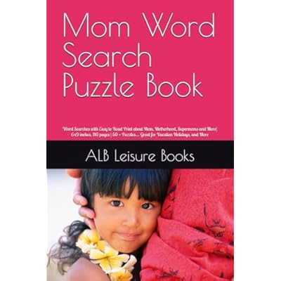 Mom Word Search Puzzle Book