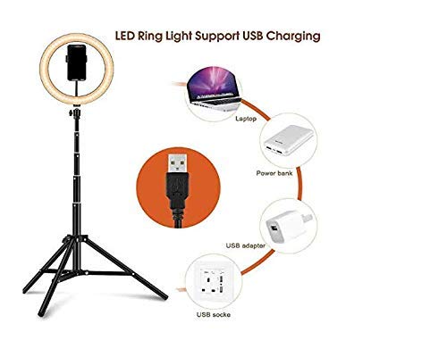 upReale-11-inch-LED-Ring-Light-with-7-Ft-Tripod-Stand-Combo-3-color-modes-Dimmable-Lighting-For-Tiktok-YouTube-Reels-Photo-shoot-Video-Live-Stream-Makeup-Videos-vlogging-Shooting-and-Camera-Clip-Setup