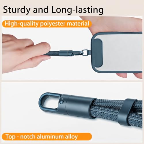Image of AccuPrints Sumiko Phone Wrist Strap Lanyard - Anti-Theft Hand Strap with 360 Rotating Hook, Universal Wrist Lanyard for iPhone, Camera & Phone Case, Durable Adjustable Chain for Travel & Daily Use