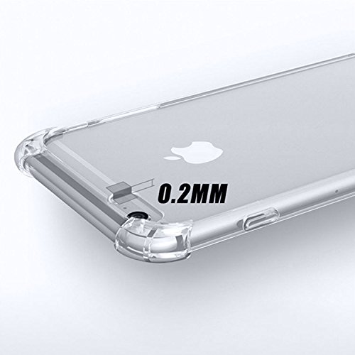Image of Dashmesh Shopping Soft Transparent Back Case Cover for Apple iPhone 7 / iPhone 8 / iPhone SE 2020 Shock Proof Protective Anti Shock [Bumper Corners with Air Cushion Technology