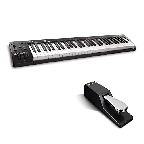 Image of M-AUDIO Keystation 61 MK3 Paquete de Controlador MIDI con Pedal de Sustain M-AUDIO SP-2 para Grabacion de Estudio, Produccion Musical, Podcasting, Streaming