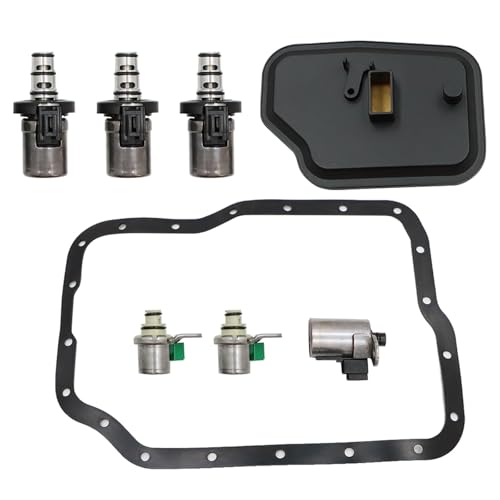 Image of SecosAutoparts 4F27E Transmission Shift Solenoid & Filter Kit, Fit for Mazda Protege 3 5 6 1999-2010, Compatible with Ford Focus Transit Connect 2000-2013, Replace# XS4Z7A098AB FN01-21-500 4F27E