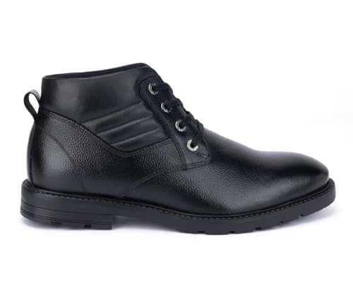 Image of LOUIS STITCH Italian Leather Chukka Boot For Men | Handcrafted | High Ankle Mens Boot | Hiking and Biking Boot (BT-WBNDCK)