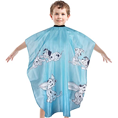 Kinder-Friseurumhang (100x120 Cm) – Süßes Einhorn-Design, Verstellbarer Halsverschluss, Aus Waschbarem Polyester