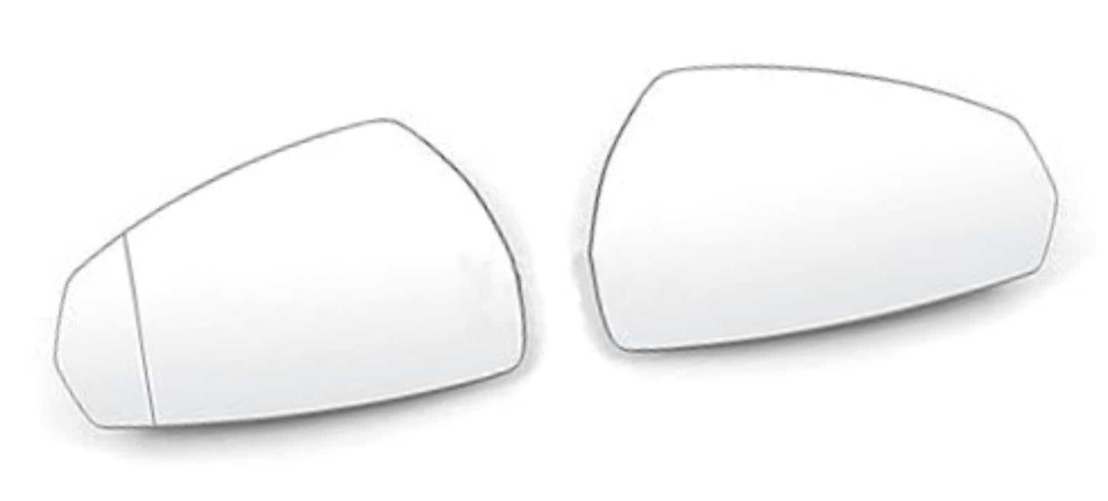 Szkło lusterka bocznego samochodu, dla A3 2012-2020 Prawe lewe podgrzewane wypukłe drzwi tylne Lusterko boczne samochodu (C 1 Pair) Lusterko boczne samochodu (C 1 Pair)