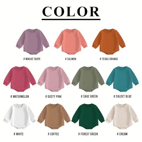 Custom Name Baby Rompers, Personalized Babies Sweater with Name, Bubble Romper, Customized Babies Clothes, Sweatshirt Rompers, Baby Announcement Outfit for Newborn3