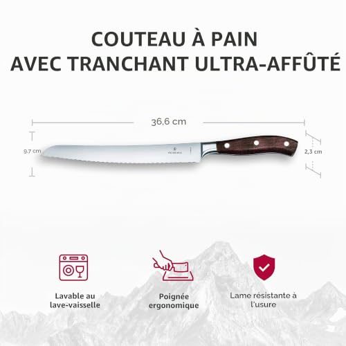Victorinox 7.7430.23G Couteau à pain - vue 5
