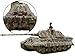 Warlord Bolt Action King Tiger Tank 1:56 WWII Military Wargaming Plastic Model Kit, Small