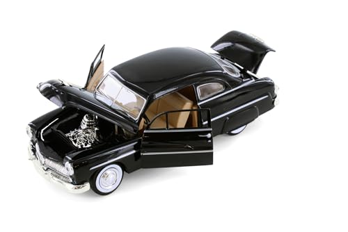 Modelo a escala 1:24 Mercury Coupe Hardtop 1949 negro miniatura 3