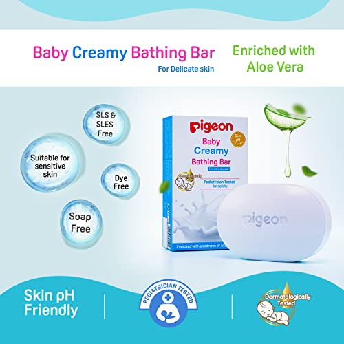 Image of Pigeon Baby Creamy Bathing Bar 75g | Baby Soap