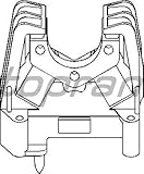 Numéro OE: 5682508, 90495514 TOPRAN Support moteur Arrière Support métal-caoutchouc 205 137