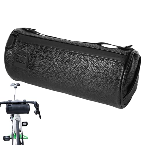 Bolsa Para Guiador De Bicicleta - Pochete Impermeável em Couro PU,Mochila Montagem Guidão Para Bicicleta | Para Estrada Montanha Deslocamento Scooter Elétrica Viagem Ao Ar Livre Adultos