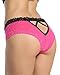 Sofishie Sexy V-Back Open Crotch Panties - Pink - Large