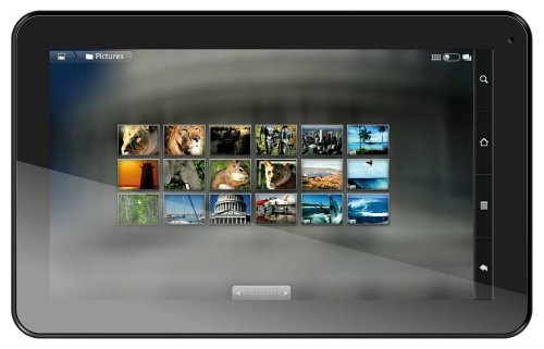 Comag Tablet z systemem Android AT03 (10,1 calowy wyświetlacz Multi Touch HD, procesor 1,2 GHz Dual Core, 1 GB DDR3 RAM, 8 GB NAND Flash, Bluetooth, HDMI, WiFi, gniazdo kart SD, e-book)