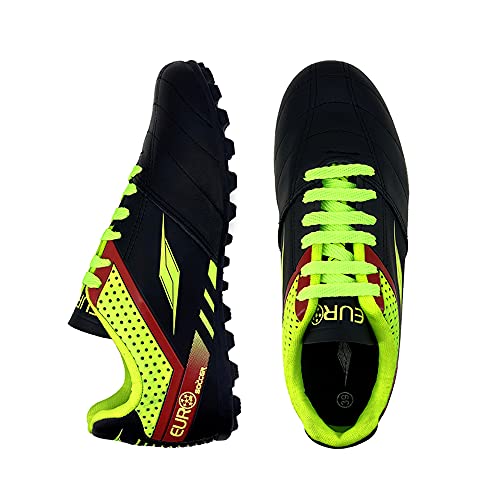 Chuteira Society Adulto Bico Couro Ã“tima Qualidade Top AS337 Cor:Preto-Vermelho;Tamanho:43