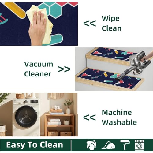 Peldaños de escalera antideslizantes de 8x30 pulgadas para proteger madera 8