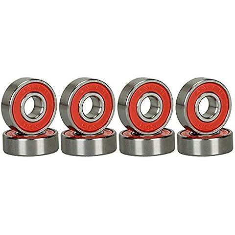JDYYICZ ABEC-9 608-RS Skateboard Longboard Bearings Premium Inline Skate Bearings Roller Skate Bearings(Pack of 8) Cover