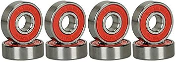 ABEC-9 608-RS Skateboard Longboard Bearings Premium Inline Skate Bearings Roller Skate BearingsPack of 8