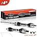 A-Premium Pair (2) Front CV Axle Shaft Assembly Compatible with Volvo XC90 2007-2014 3.2L, FWD, Driver and Passenger Side