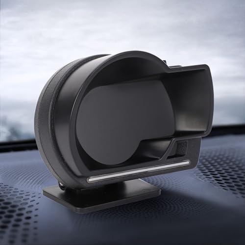 Car HUD Heads Up Display AP6, OBD and GPS Smart Gauge Display LCD Dual System Head Up Device for Vehicles Cars, Works Great for Most Cars (Black) - Thumbnail 5