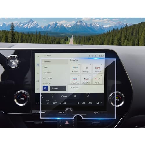 Image of CDEFG for 2025 2026 Lexus RX Screen Protector, 9.8-Inch Touchscreen Tempered Glass for 2023-2025 2026 Lexus RX Accessories, 9H Glass Screen Cover HD Anti Fingerprints