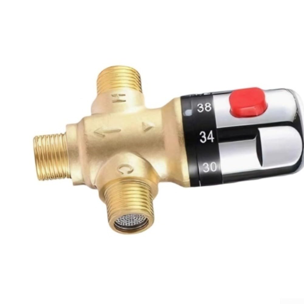 Válvula Control Temperatura para latón Macizo 1 Pulgada para g1(yellow)