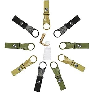 Sleutelhanger flessenhouder clip voor het ophangen van waterfles flessenhouder karabijnhaak riem gesp camping wandelen voor camping vissen wandelen reizen waterfles gesp