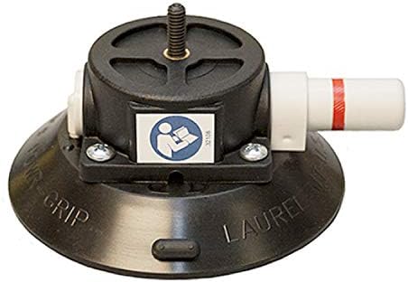 Wood's Powr-Grip 91208 4-1/2" Concave Vacuum Cup w/ 1/4-20 x 3/4" Threaded Stud