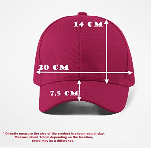 MFAZ Morefaz Ltd Herren Baseball Mütze Cap Verstellbarer Riemen Snap Back Hut Sport Frauen Hüte LA (Orange)