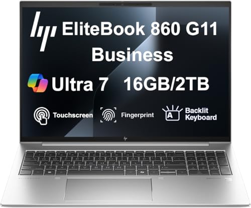 HP EliteBook 860 G11 �r�W�l�X �m�[�g�p�\�R�� 16�C���` �^�b�`�X�N���[�� IPS WUXGA �f�B�X�v���C (Intel Ultra 7 155U�A16GB DDR5�A2TB PCIe SSD�ACopilot+ �o�b�N���C�g�t��KB