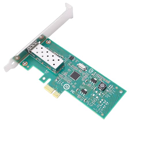 SUNGOOYUE Tarjeta de Red PCIe X1 Gigabit 1G con Puerto Fibra SFP, Chipset 210AT, Conectores Bañados en Oro, para Sistemas VMware ESXi miniatura 1
