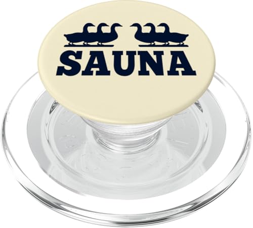 Divertido SPA Térmico Sauna Ganso PopSockets PopGrip para MagSafe