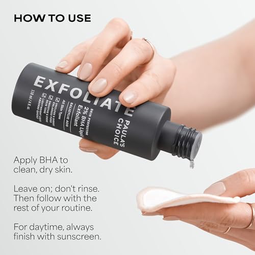Paula's Choice SKIN PERFECTING 2% BHA Liquid Peeling - Gesichtspeeling mit Salicylsäure - Bekämpft Unreine Haut & Mitesser - Verkleinert Poren Sichtbar - Mischhaut, Fettige & Akne Haut - 118 ml